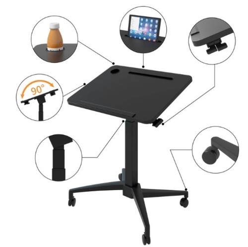 שולחן פנאומטי מתקפל ומתכוונן 203206 Keisar