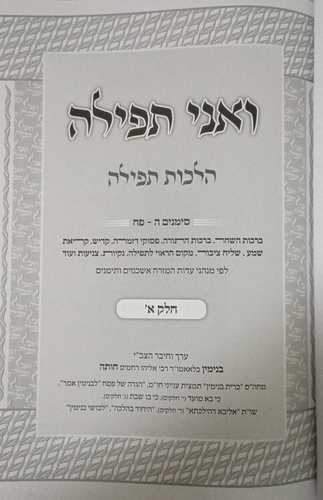 ואני תפילה ב
