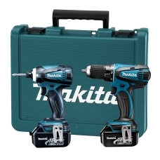 סט מקדחה + אימפקט 18V דגם DLX2127MX1 Makita