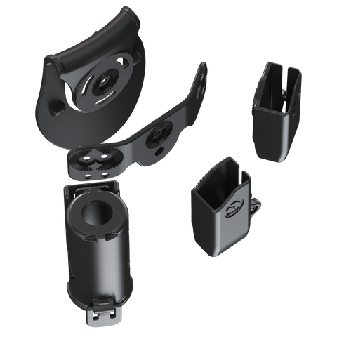 פונדה לשתי מחסניות ברזל ולתרסיס גז פלפל - ORPAZ.PX3PSE1X2