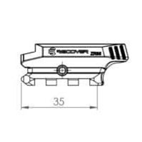 מתאם מסילה לאקדח RECOVER TACTICAL ZR65 Picatinny Over Rail Adapter For The Sig Sauer P365 and P365XL
