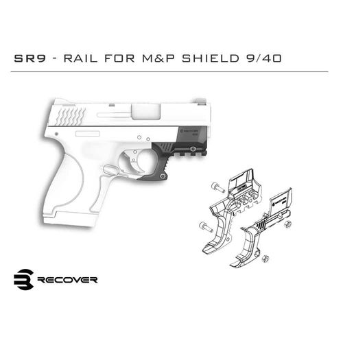 SHR9 Rail Adapter For The Smith and Wesson מתאם מסילה לאקדח