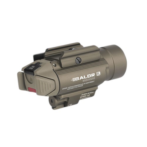 פנס משולב ציין אדום בצבע מדברי OLIGHT BALDR RL