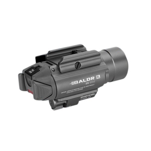 פנס משולב ציין אדום בצבע אפור OLIGHT BALDR RL
