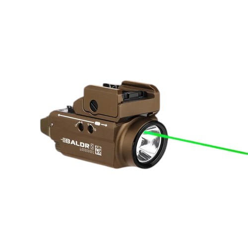 פנס משולב ציין ירוק בצבע מדברי  OLIGHT BALDR S