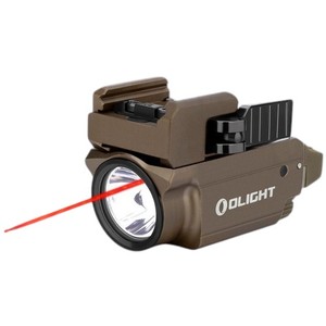 פנס משולב ציין אדום בצבע מדברי OLIGHT BALDR RL MINI