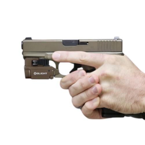 פנס משולב ציין אדום בצבע מדברי OLIGHT BALDR RL MINI