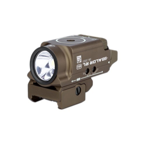 פנס משולב ציין אדום בצבע מדברי OLIGHT BALDR RL MINI