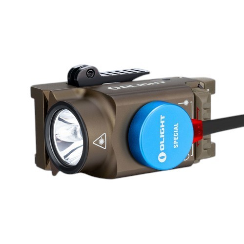 פנס משולב ציין אדום בצבע מדברי OLIGHT BALDR RL MINI