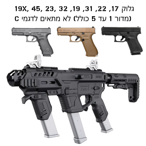 ערכה הסבה PIX לגלוק 17 / 19
