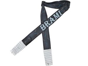 רצועת דמוי עור- לבן תכלת דגם BRAMI