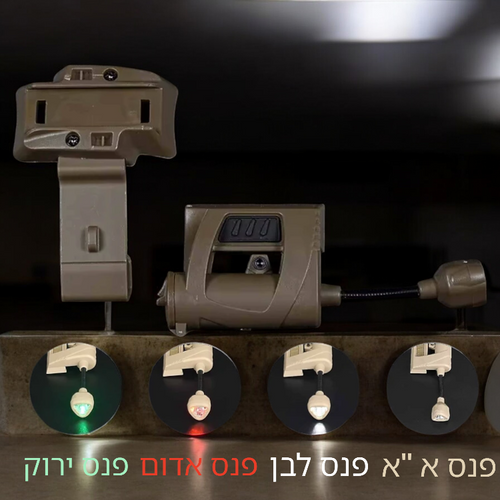 פנס צבאי לקסדה