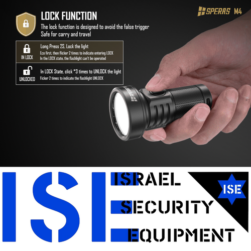 פנס SPERAS M4 1320lm