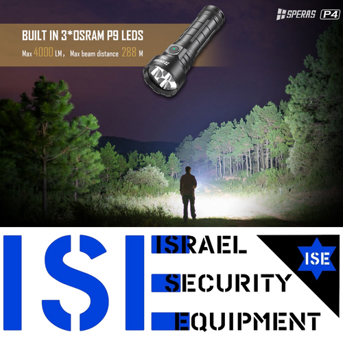פנס SPERAS P4 4000lm