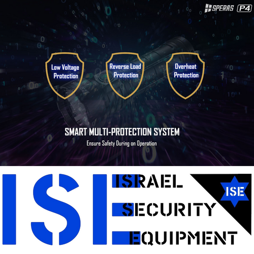 פנס SPERAS P4 4000lm