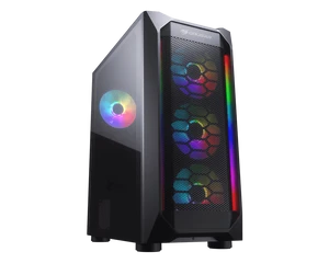 מארז מחשב עם תאורת לד וקירור עוצמתי  - MX410 Mesh-G RGB  Cougar 