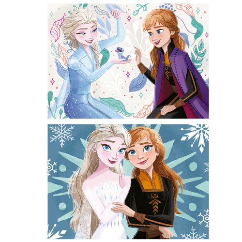 2 פאזלים לילדים 20 חלקים - Frozen פרוזן 2