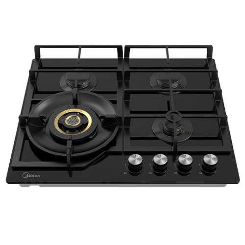 כיריים גז Midea MG60GH096KT6B-IR זכוכית שחורה 