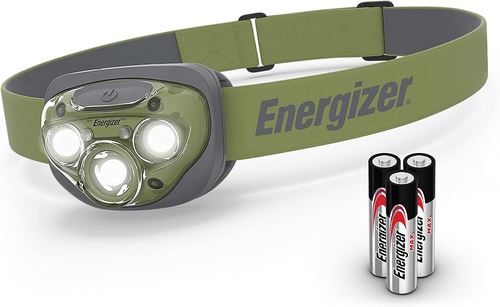 פנס ראש עם אור אדום לחיילים ומטיילים חזק Energizer Headlamp PRO 260