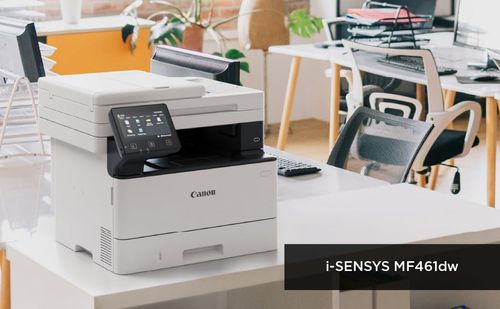 מדפסת ‏לייזר ‏שחור לבן משולבת Canon MF461DW
