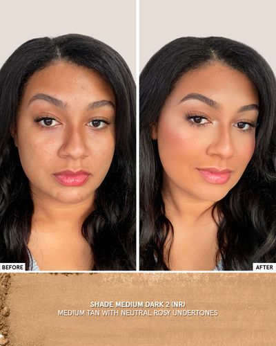 אבקה דחוסה - Foundation powder medium dark2