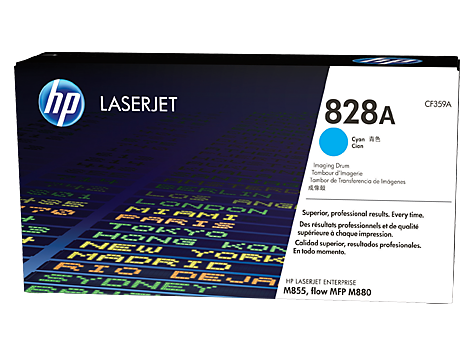תוף הדמיה בציאן HP 828A למדפסות LaserJet