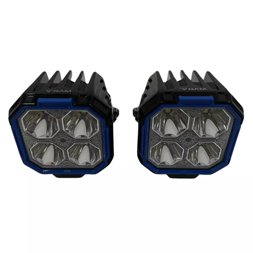 זוג פנסי לד מרובעים 60W