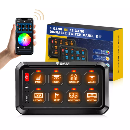 פאנל 8 מפסקים