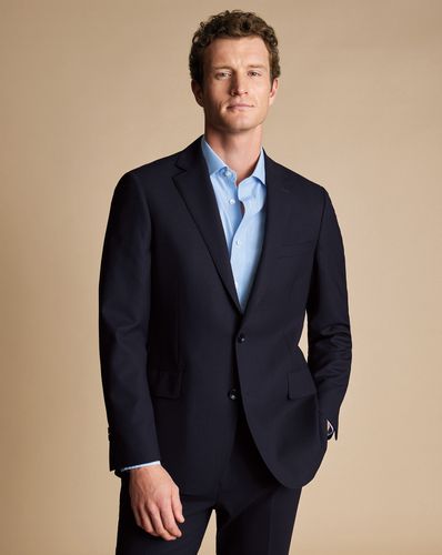 חליפה סלים פיט כחולה - Steel Blue  slim fit Ultimate Performance Check Suit