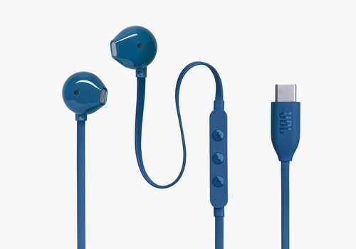אוזניות  JBL TUNE 305C IN-EAR - כחול אחריות מודן