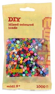 שקית 1000 חרוזי גיהוץ - צבעוניים