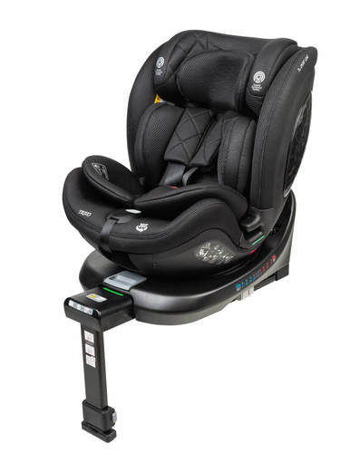 כיסא בטיחות מסתובב 360º משולב בוסטר דגם TRIVO בתקן I-Size ספורטליין צבע שחור
