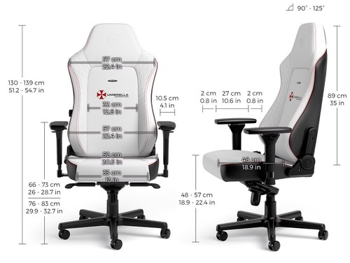 כסא גיימינג Noblechairs HERO Resident Evil Umbrella Edition