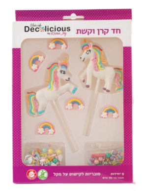 סוכריות חד קרן על מקל