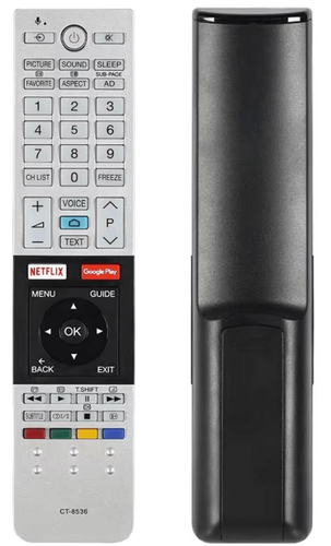 שלט תואם לטלוויזיה טושיבה TOSHIBA SMART TV דגם : CT-8526