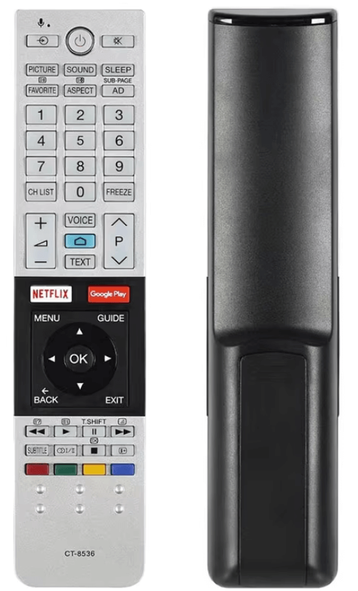שלט תואם לטלוויזיה טושיבה TOSHIBA SMART TV דגם : CT-8526