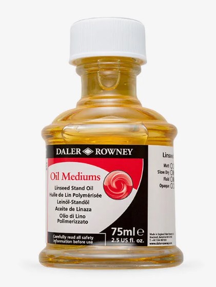 שמן פשתן סמיך לצבעי שמן (75 מ"ל)  LINSEED STAND OIL