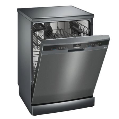 מדיח כלים רחב SIEMENS SN23HC60AE סימנס נירוסטה מושחרת 
