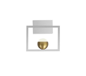 קיר לבן+פליז LED 3W