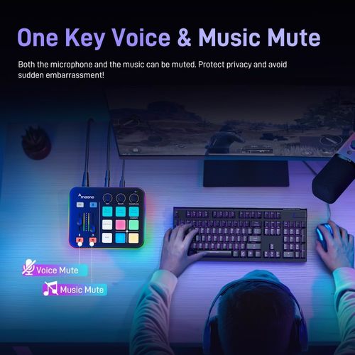 Maono G1 NEO מיקסר אודיו לגיימרים וסטרימרים