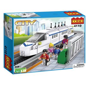קוגו - משחק הרכבה ענק רכבת עיר סיטי  558 חל