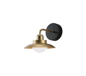 קיר שחור+זהב LED 8W