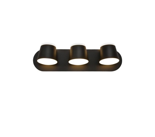 3 קיר שחור LED 21W