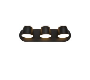 3 קיר שחור LED 21W