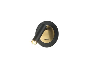 קיר שחור+זהב LED 3W