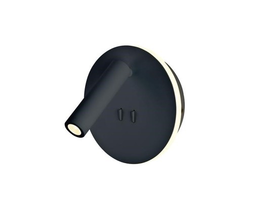 קיר שחור LED 10W+3W