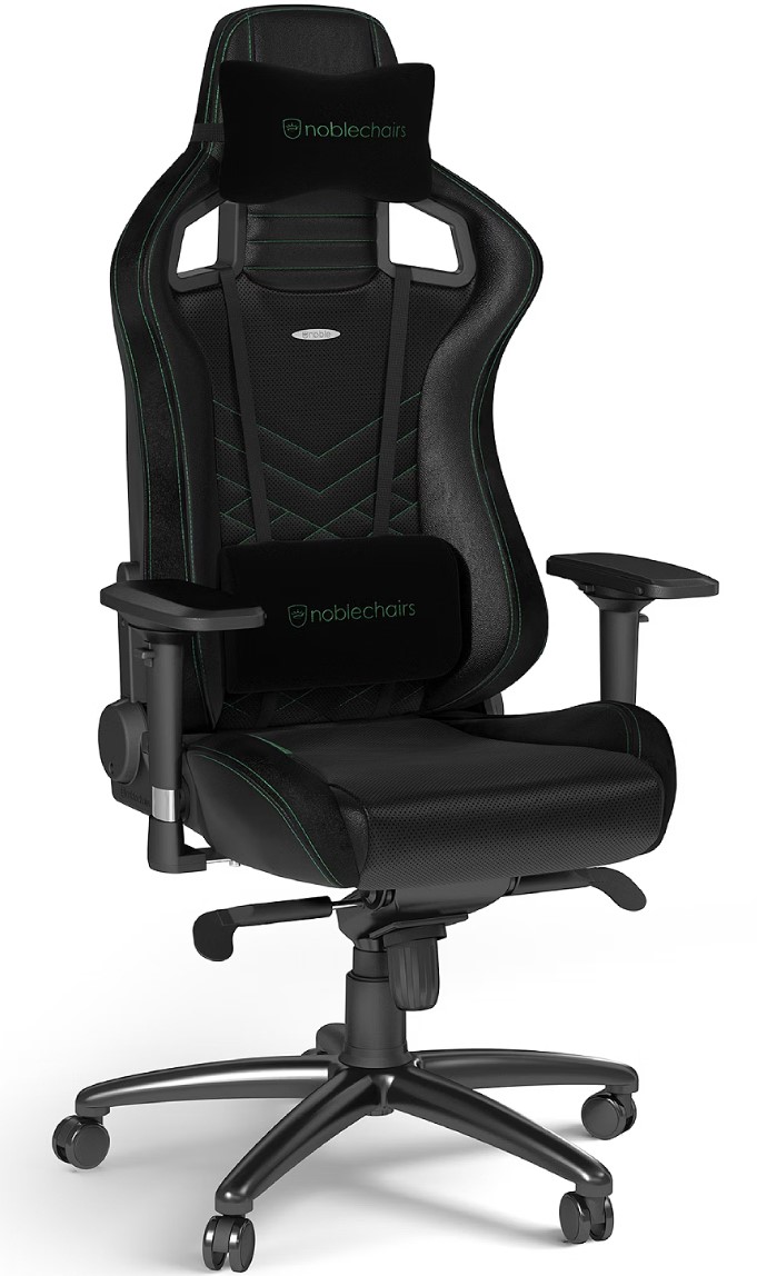 כיסא גיימינג Noblechairs EPIC Gaming Chair שחור/ירוק