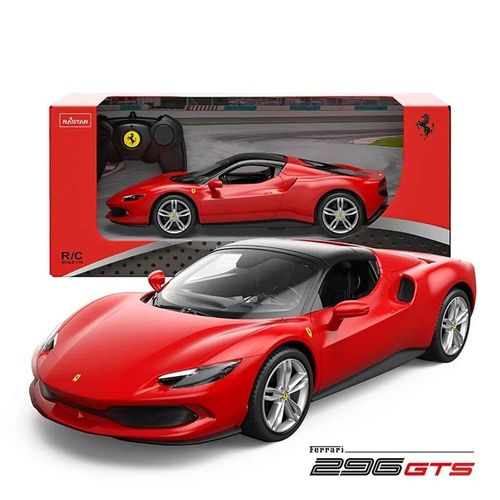 מכונית שלט פרארי אדומה - RASTAR RC Ferrari 296 GTS 1:16