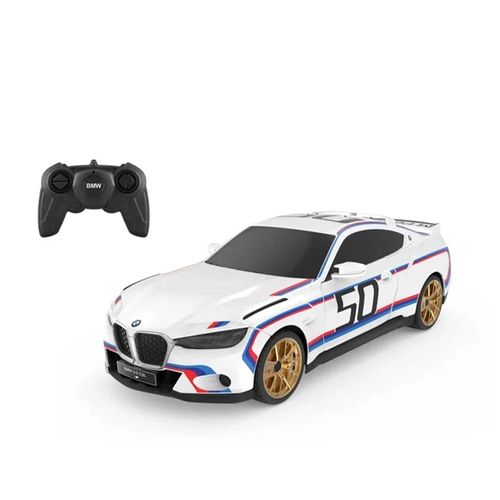רכב במוו שלט לבנה - Rastar 1:24 RC BMW 3.0 CSL