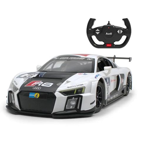 רכב אודי אר 8 לבנה - Rastar 1:14 RC Audi R8 LMS Performance